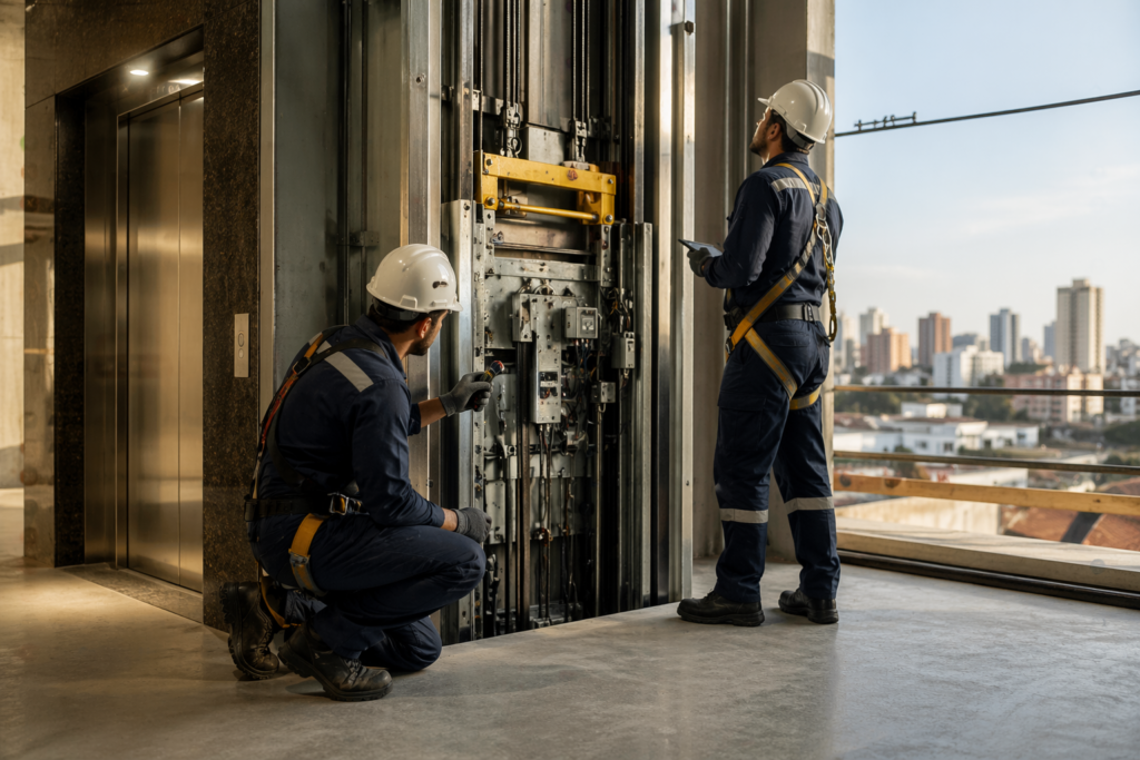 fornecedor de elevadores em Marília instalação em obra